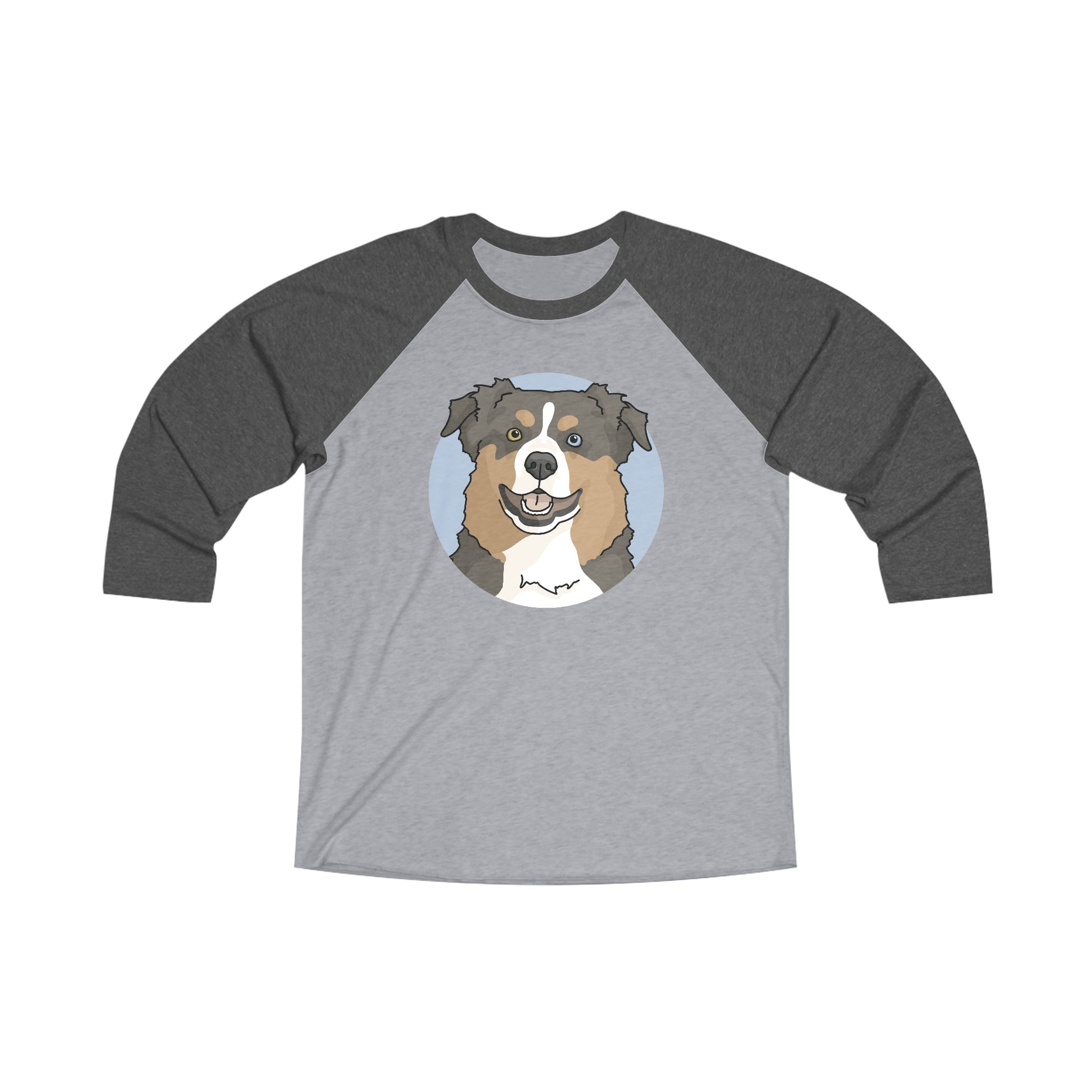 Australian Shepherd | Unisex 3\4 Sleeve Tee - Detezi Designs-12132698469024937406