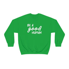 Load image into Gallery viewer, Be A Good Human | Crewneck Sweatshirt - Detezi Designs-18256139091812606974
