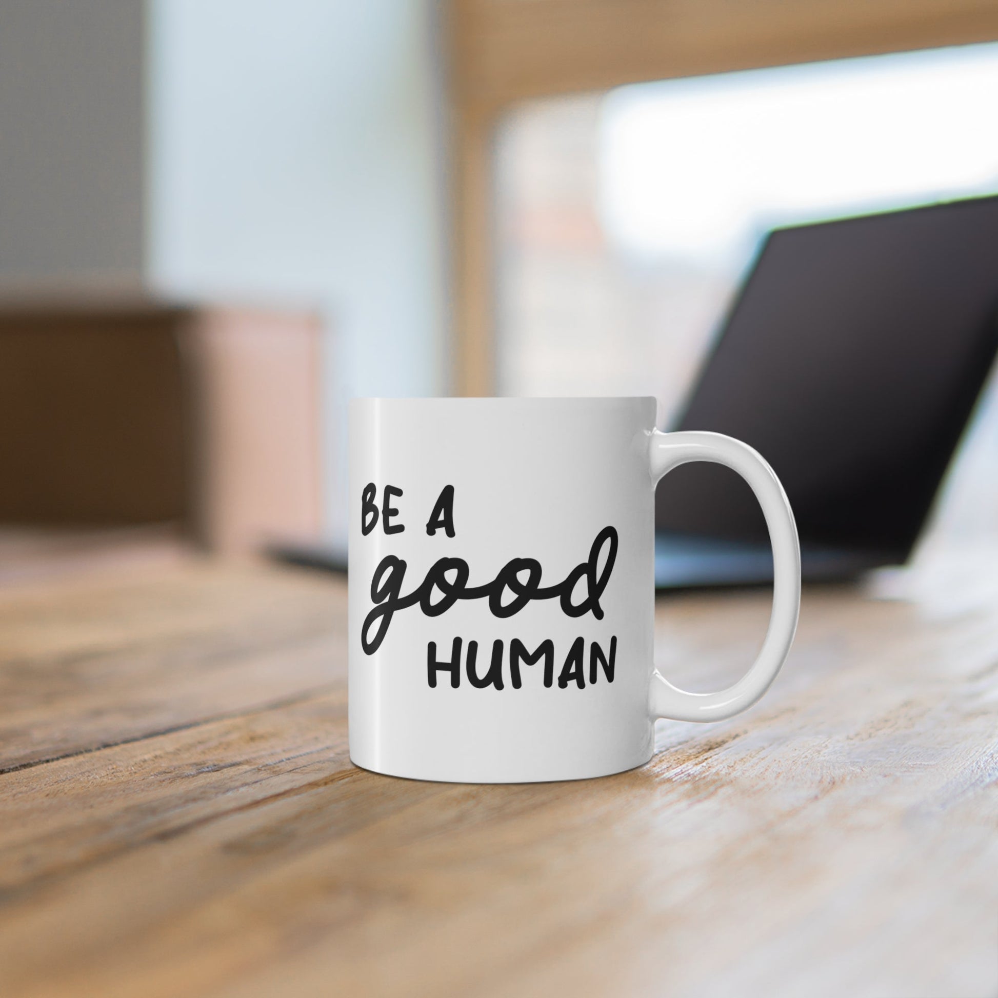 Be A Good Human | Mug - Detezi Designs-47947119491561738949