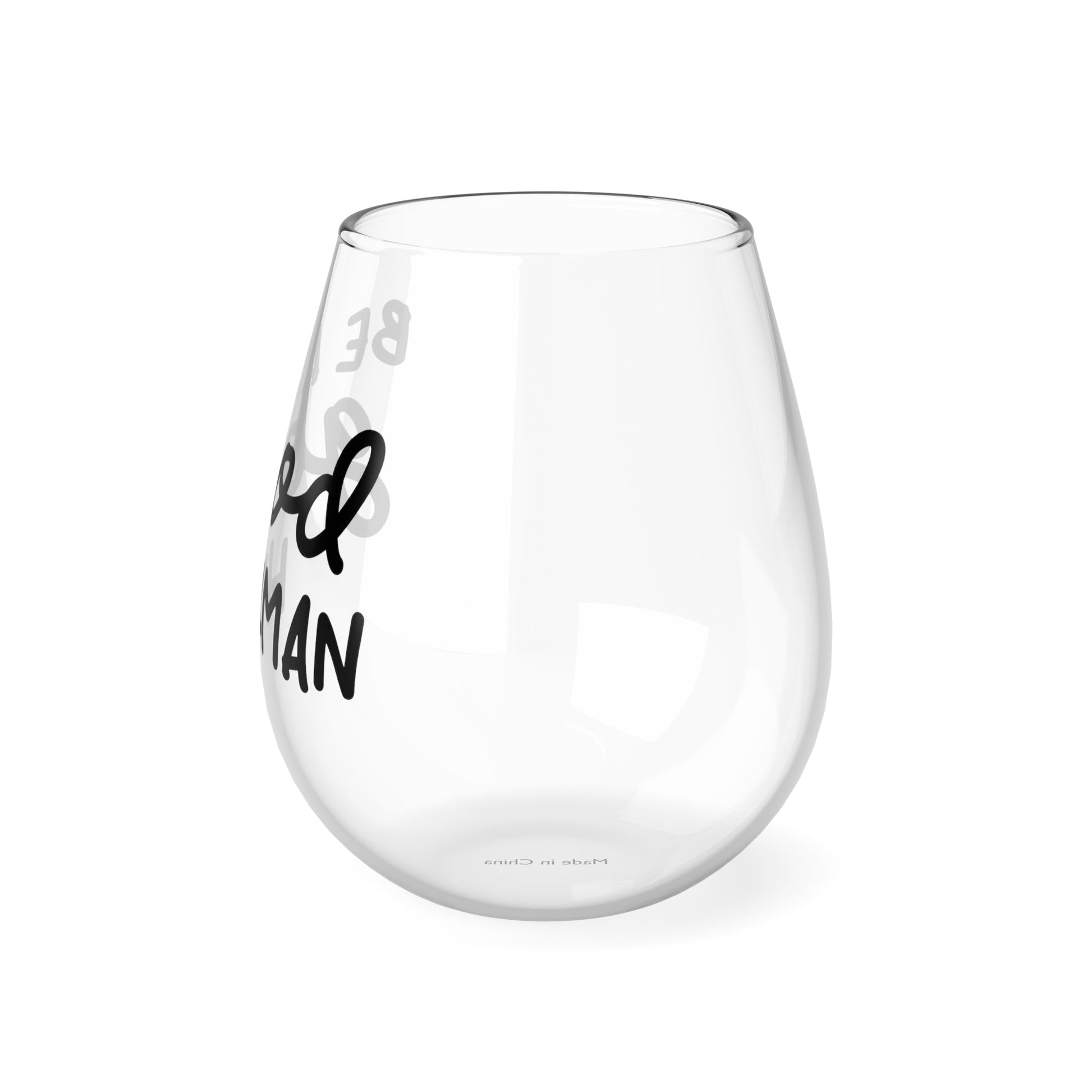 Be A Good Human | Stemless Wine Glass - Detezi Designs-87878866145926848854