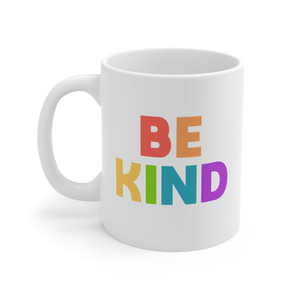 Be Kind Rainbow | 11oz Mug - Detezi Designs-49848885607928716746