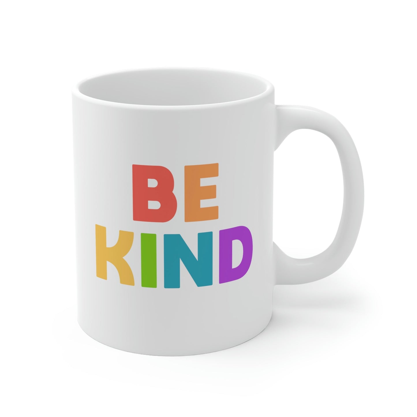 Be Kind Rainbow | 11oz Mug - Detezi Designs-49848885607928716746