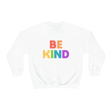 Load image into Gallery viewer, Be Kind Rainbow | Crewneck Sweatshirt - Detezi Designs-23946406458776265468
