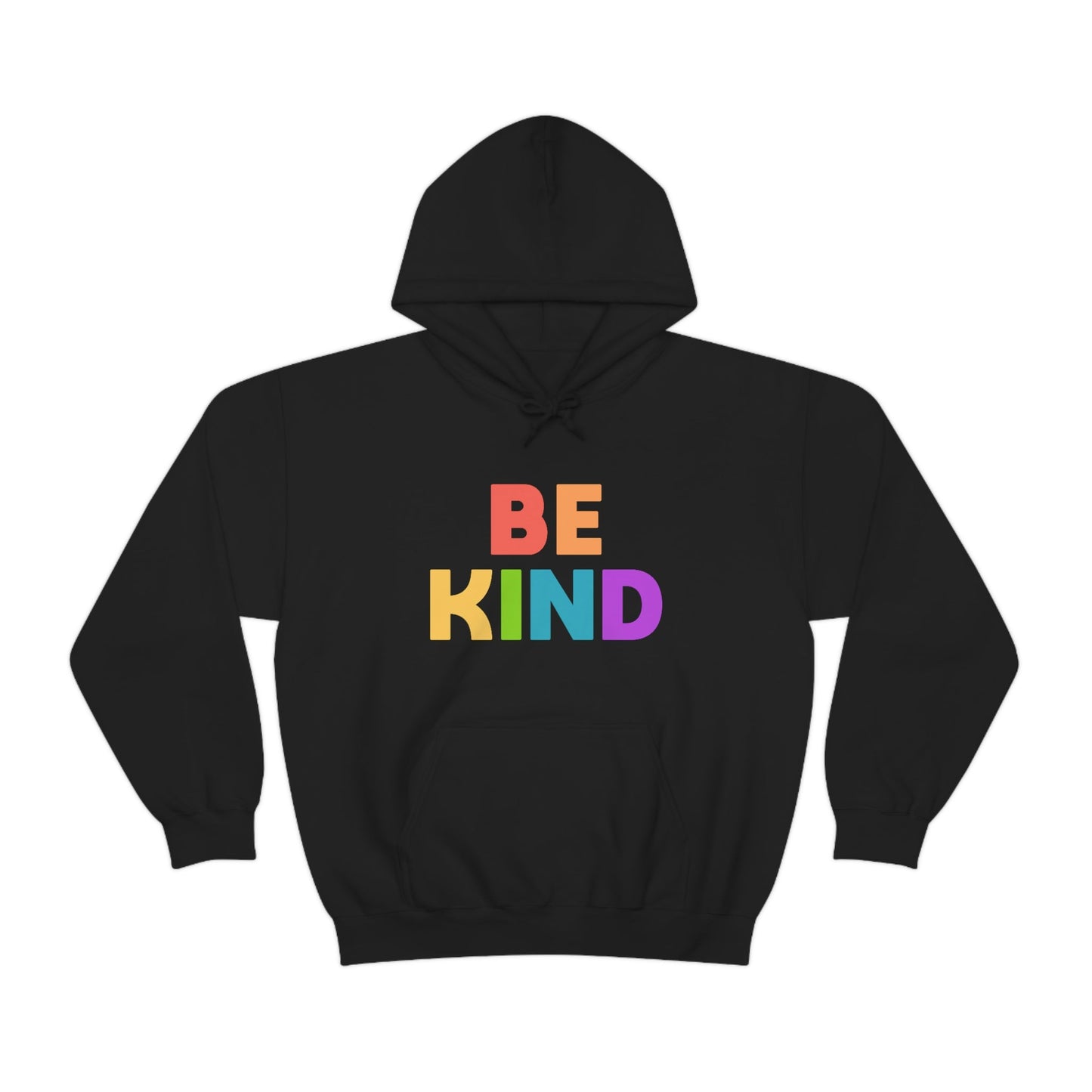 Be Kind Rainbow | Hooded Sweatshirt - Detezi Designs-13974620771217463536