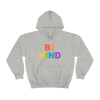 Be Kind Rainbow | Hooded Sweatshirt - Detezi Designs-71862916745548826269