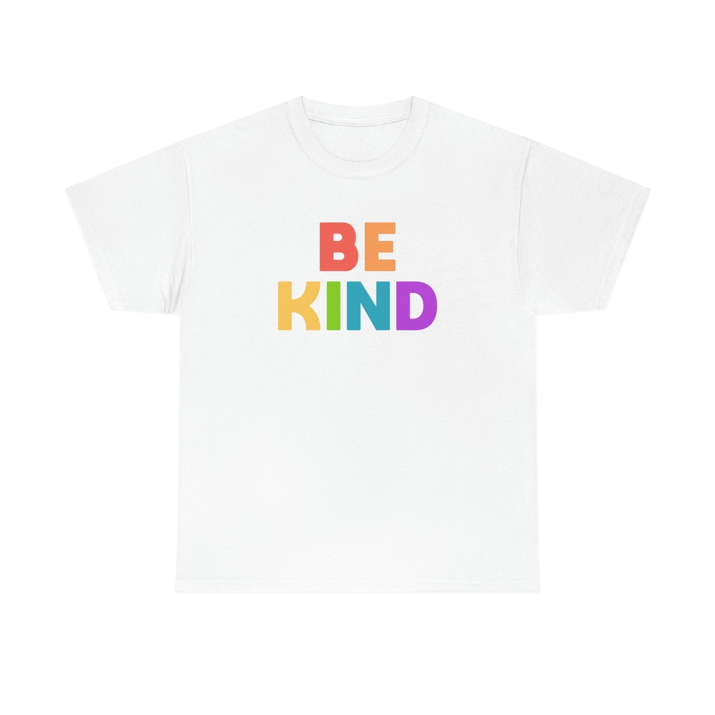 Be Kind Rainbow | Text Tees - Detezi Designs-20491883350390894652