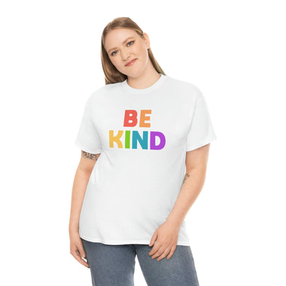Be Kind Rainbow | Text Tees - Detezi Designs-20491883350390894652