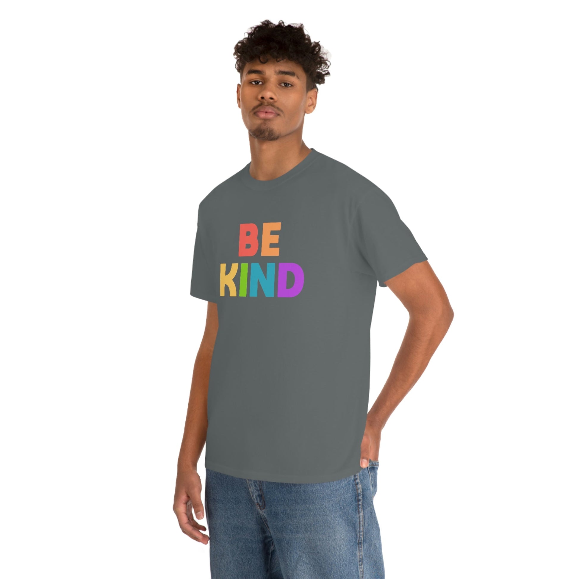Be Kind Rainbow | Text Tees - Detezi Designs-61533721089229829841