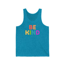 Load image into Gallery viewer, Be Kind Rainbow | Unisex Jersey Tank - Detezi Designs-74694239814239395073
