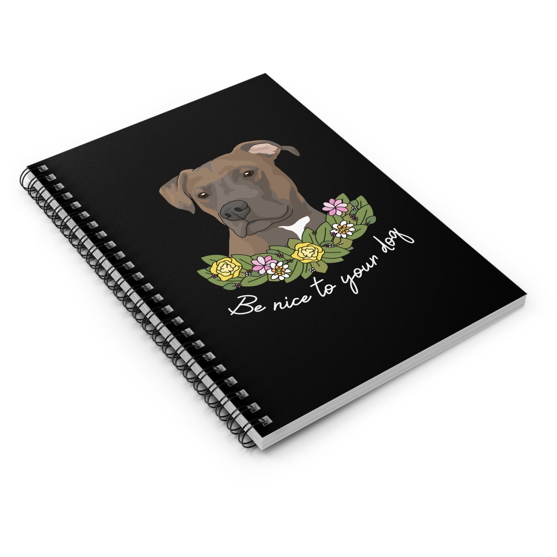 Be Nice to Your Dog | Notebook - Detezi Designs-24348847498840966121