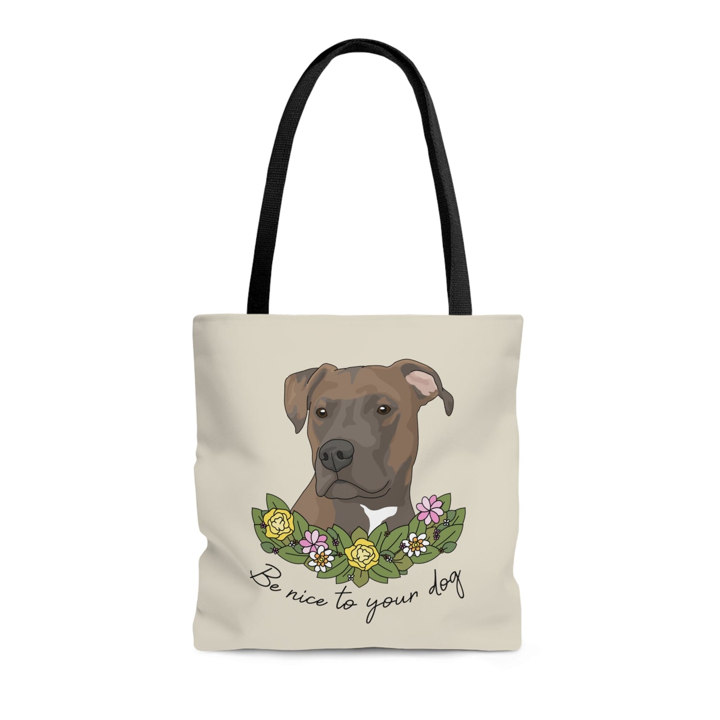 Be Nice to Your Dog | Tote Bag - Detezi Designs-11062708273046595741