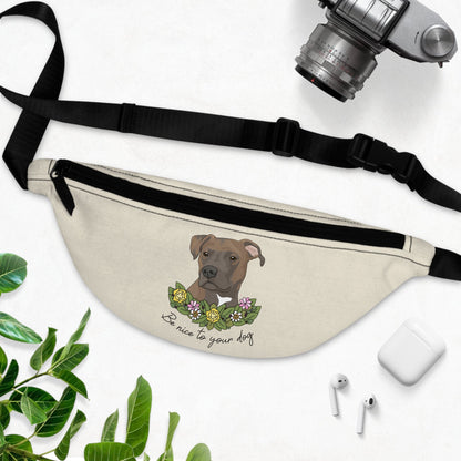 Be Nice to Your Dog | Treat Pouch - Detezi Designs-55281733880788743699