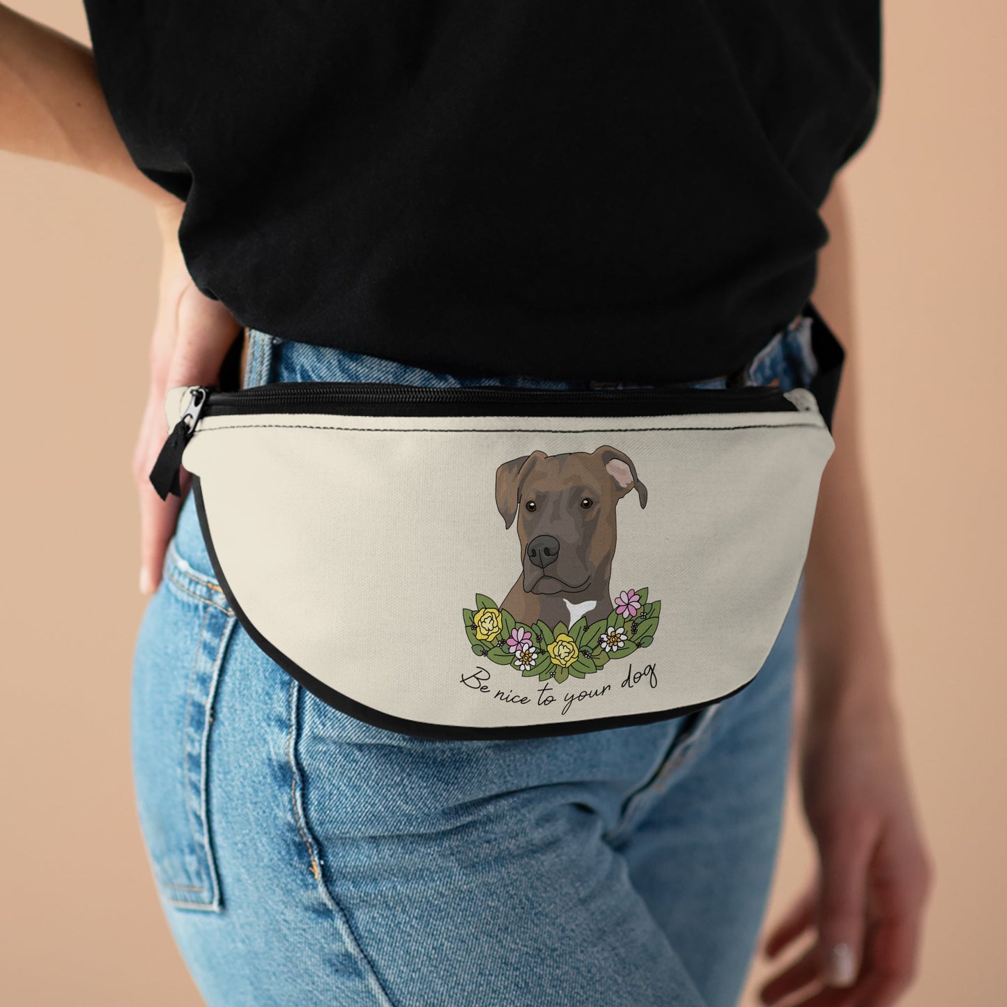 Be Nice to Your Dog | Treat Pouch - Detezi Designs-55281733880788743699