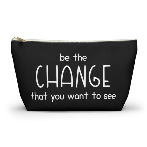 Be The Change That You Want To See | Pencil Case - Detezi Designs-56007302414615427676