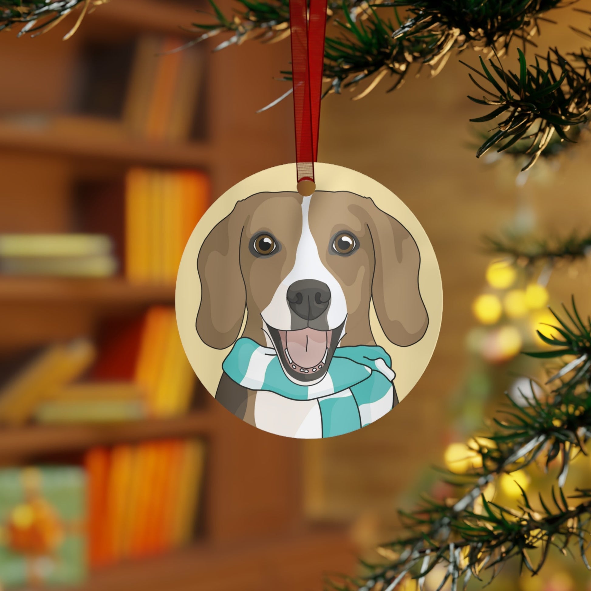 Beagle | 2023 Holiday Ornament - Detezi Designs-14086578237331872267