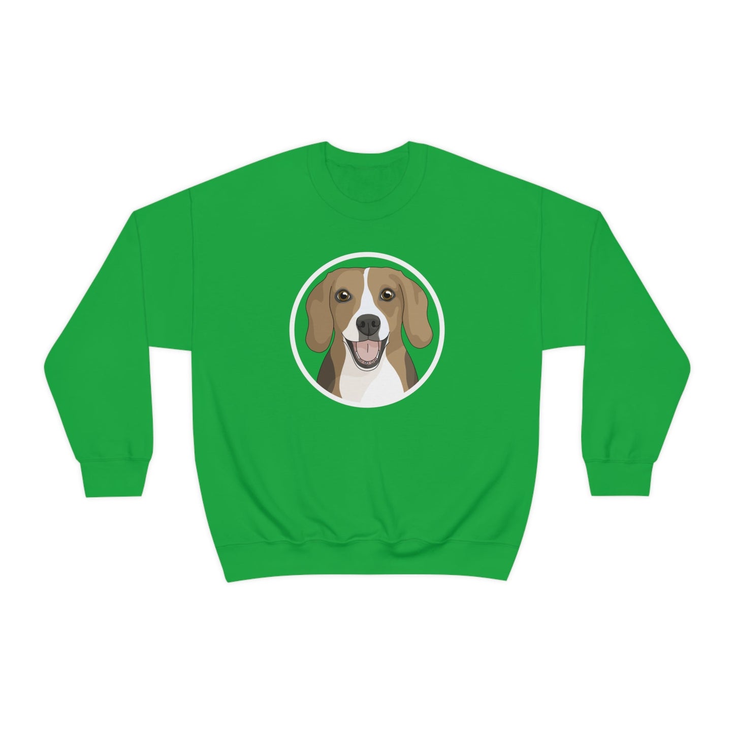 Beagle Circle | Crewneck Sweatshirt - Detezi Designs-26050331565574382626