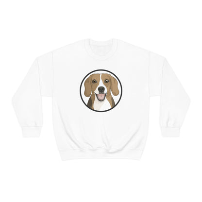 Beagle Circle | Crewneck Sweatshirt - Detezi Designs-27219973610755316328