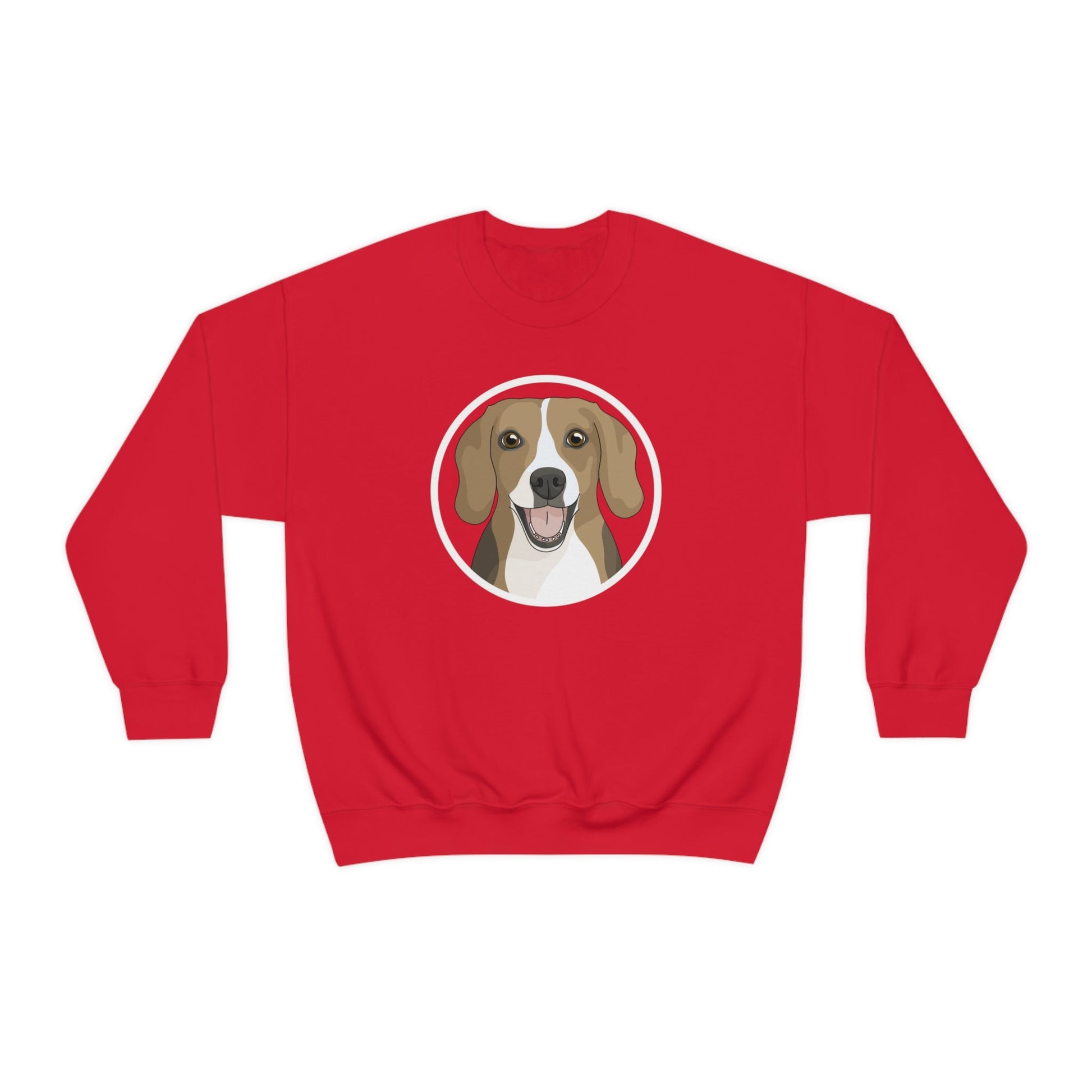 Beagle Circle | Crewneck Sweatshirt - Detezi Designs-72446057439168148076