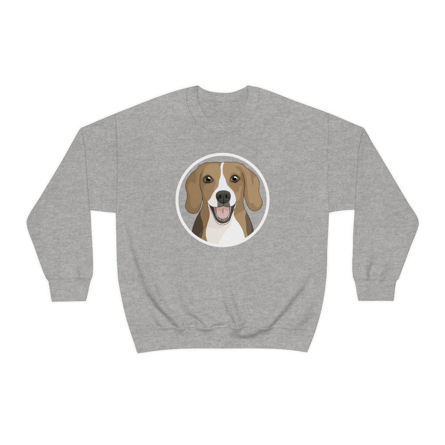 Beagle Circle | Crewneck Sweatshirt - Detezi Designs-94391555753381412429