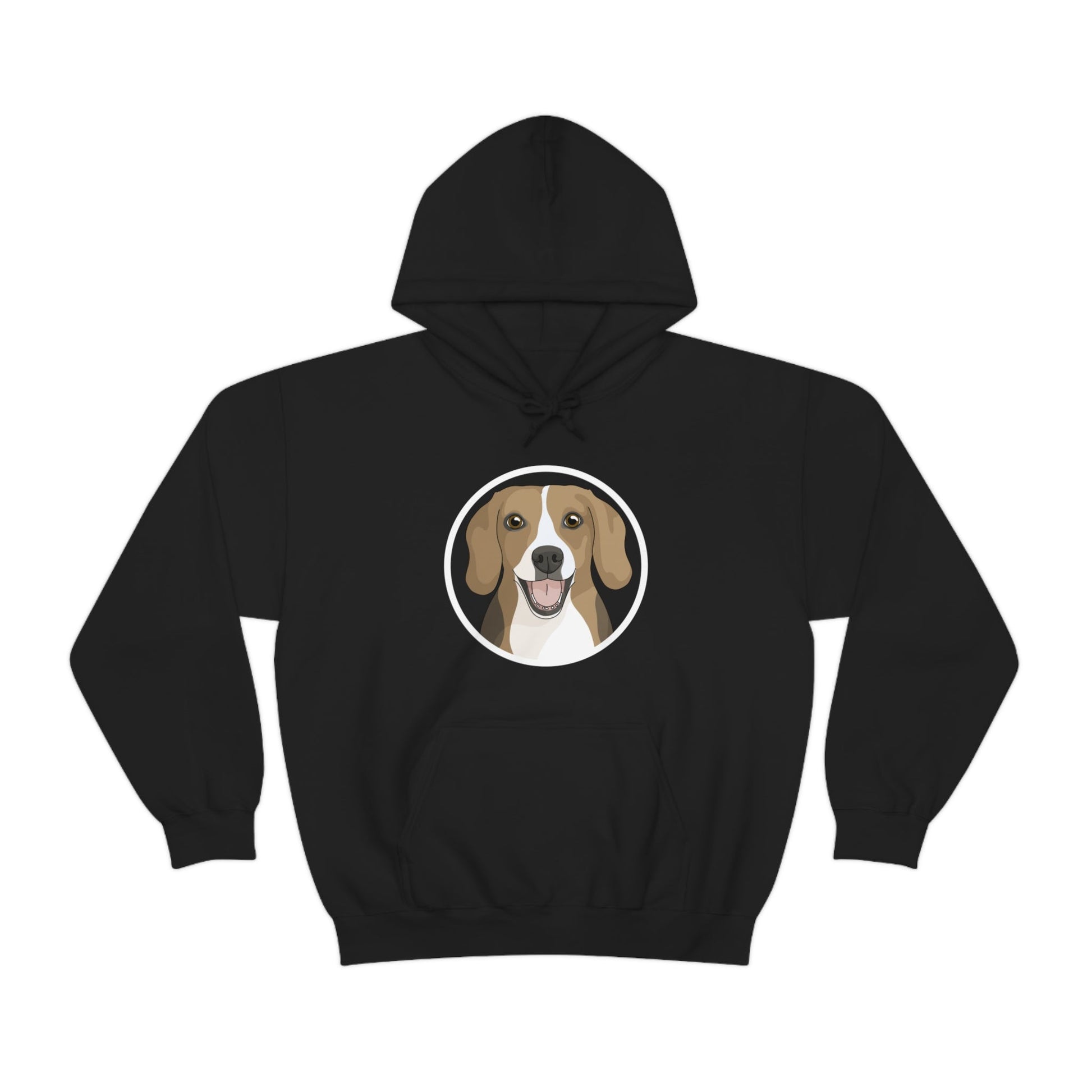 Beagle Circle | Hooded Sweatshirt - Detezi Designs-40375819300760292737