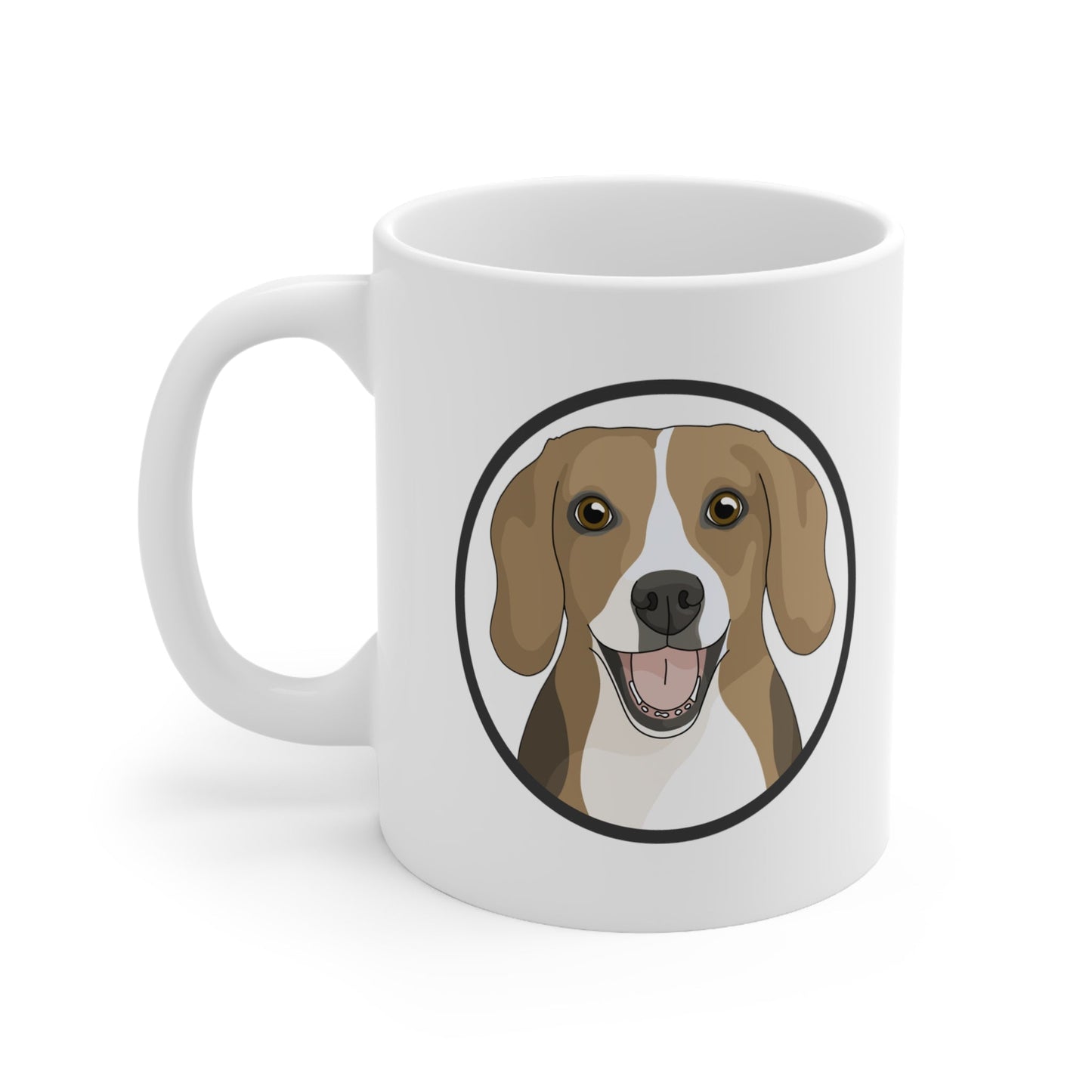 Beagle Circle | Mug - Detezi Designs-32221252168011870644