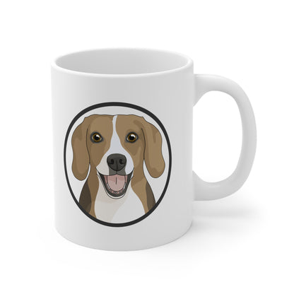 Beagle Circle | Mug - Detezi Designs-32221252168011870644