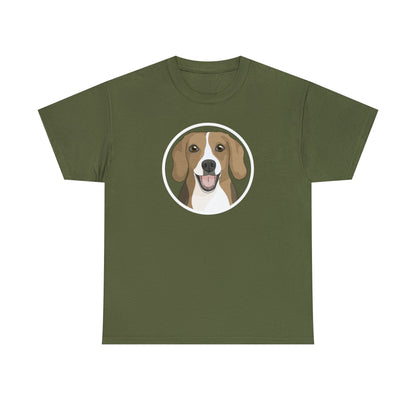 Beagle Circle | T-shirt - Detezi Designs-10289424461590206254