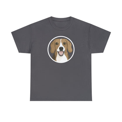 Beagle Circle | T-shirt - Detezi Designs-22216401486409410952