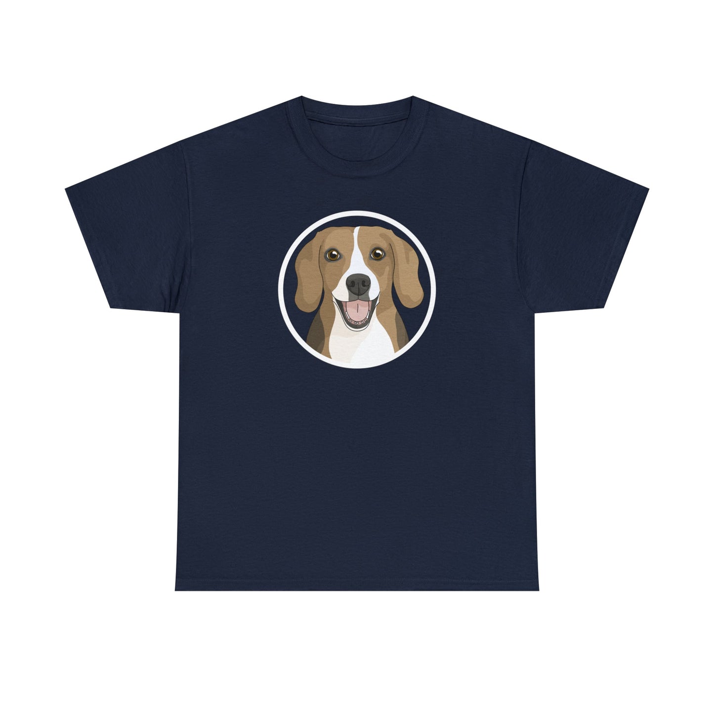 Beagle Circle | T-shirt - Detezi Designs-24920891074995340246