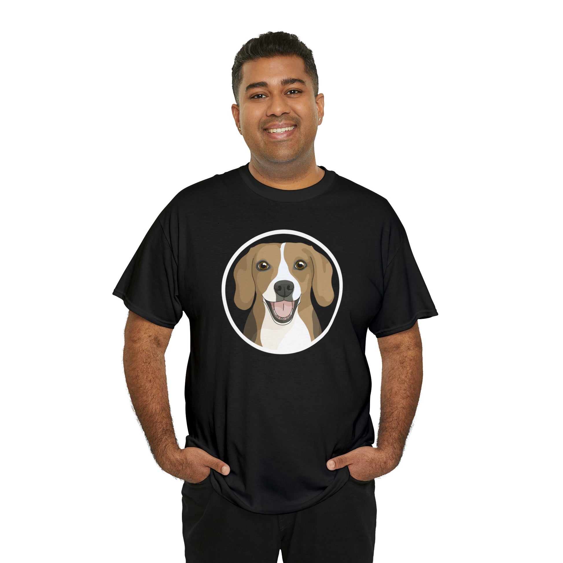 Beagle Circle | T-shirt - Detezi Designs-32293225364770012215