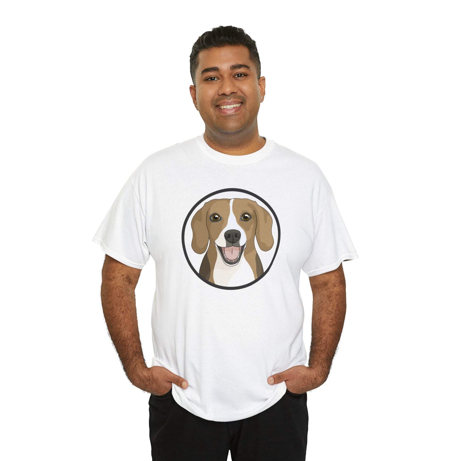 Beagle Circle | T-shirt - Detezi Designs-32293225364770012215