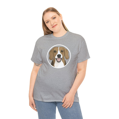 Beagle Circle | T-shirt - Detezi Designs-32293225364770012215