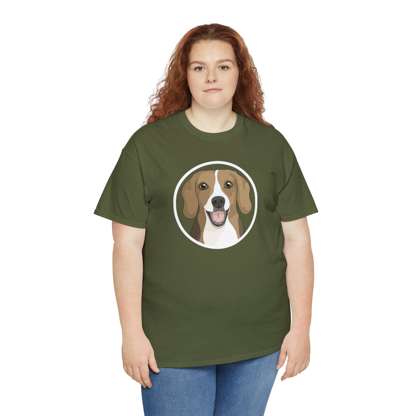 Beagle Circle | T-shirt - Detezi Designs-32293225364770012215