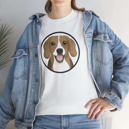 Beagle Circle | T-shirt - Detezi Designs-32293225364770012215