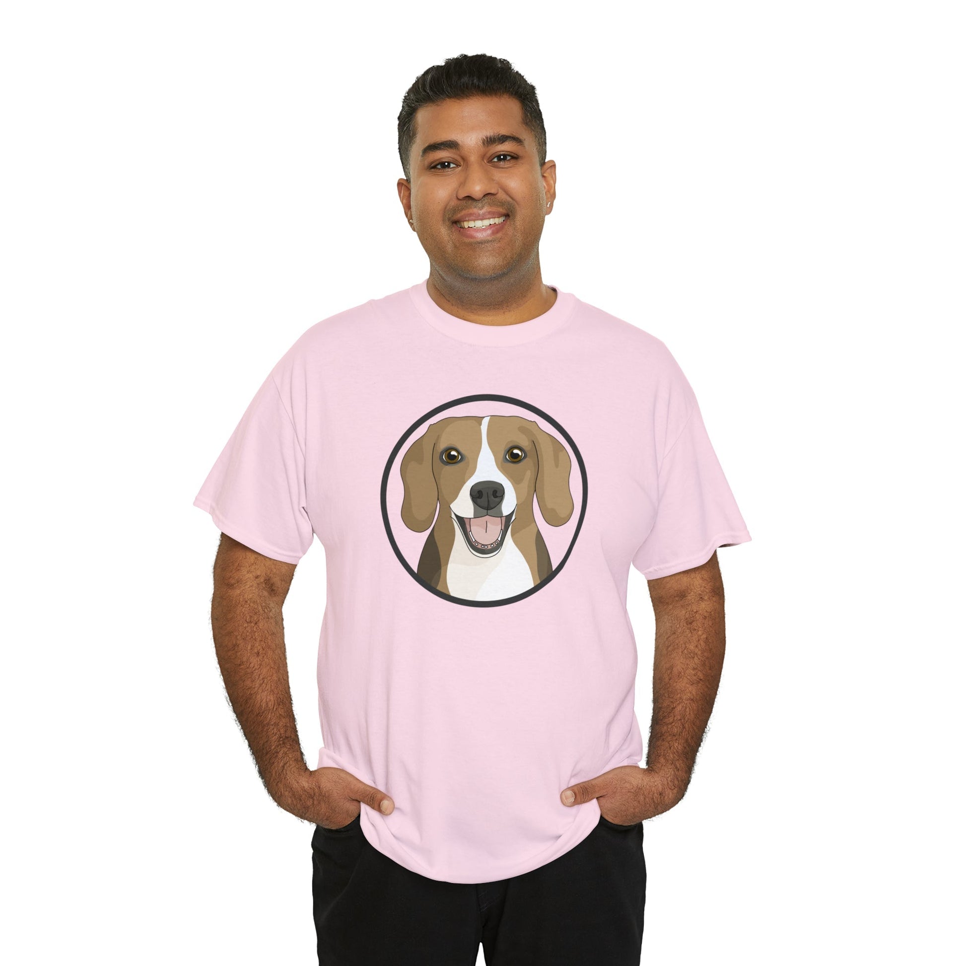 Beagle Circle | T-shirt - Detezi Designs-32293225364770012215