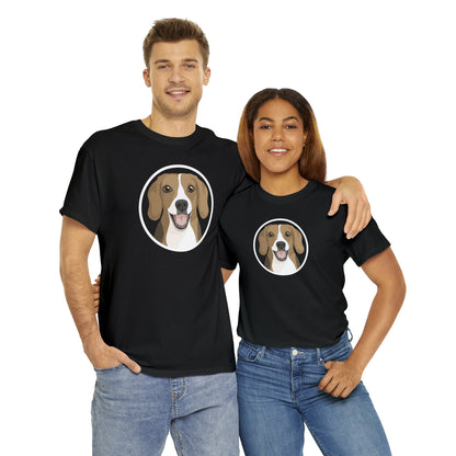 Beagle Circle | T-shirt - Detezi Designs-32293225364770012215