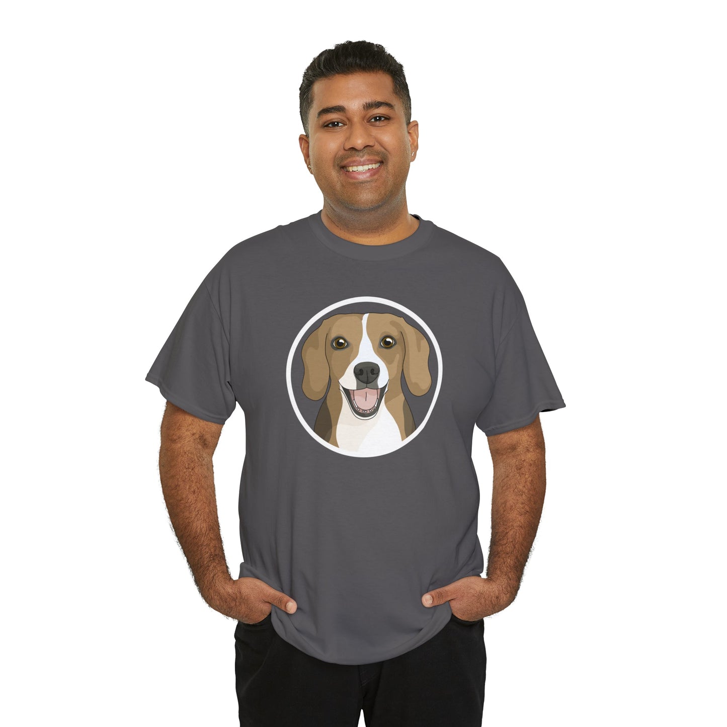 Beagle Circle | T-shirt - Detezi Designs-32293225364770012215