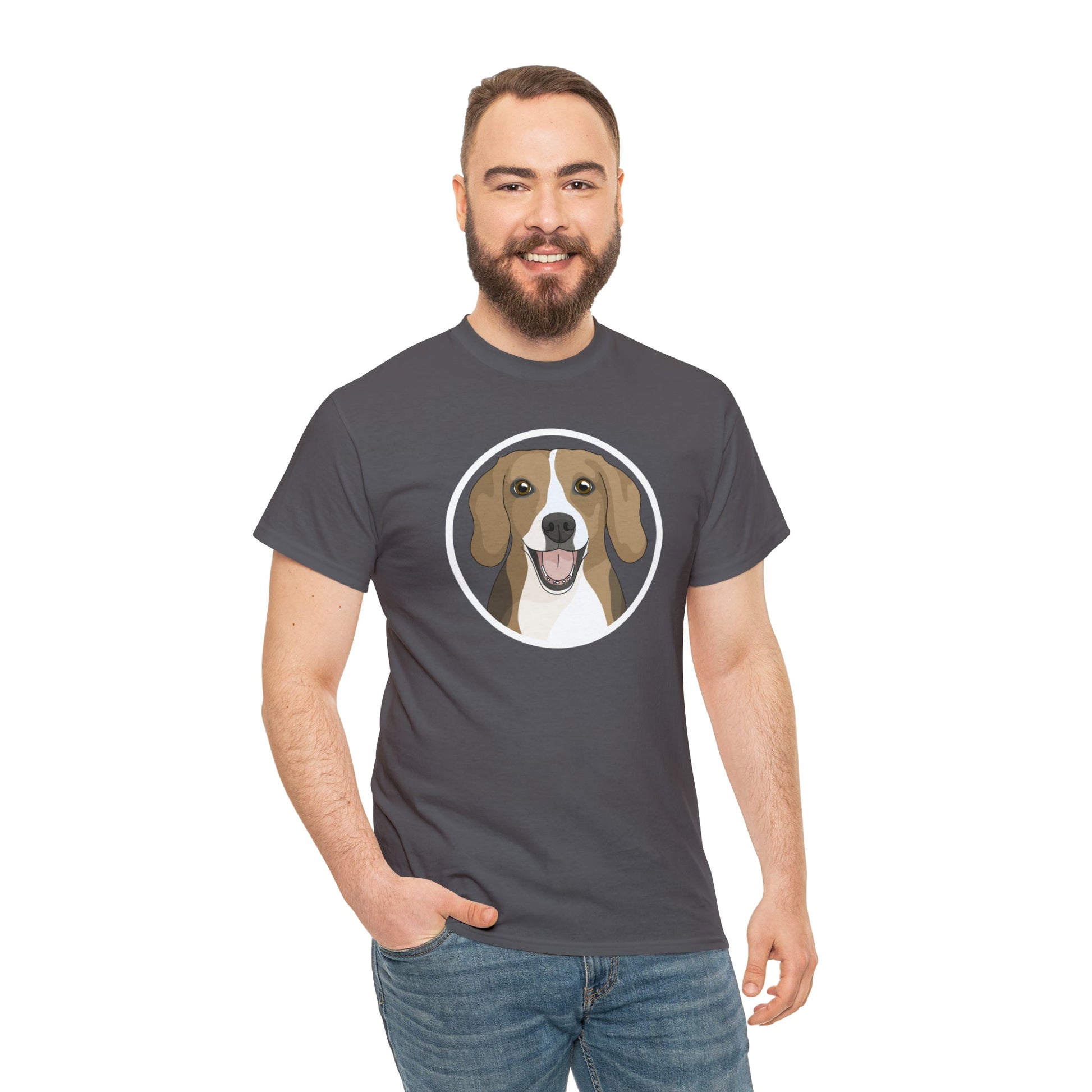 Beagle Circle | T-shirt - Detezi Designs-32293225364770012215