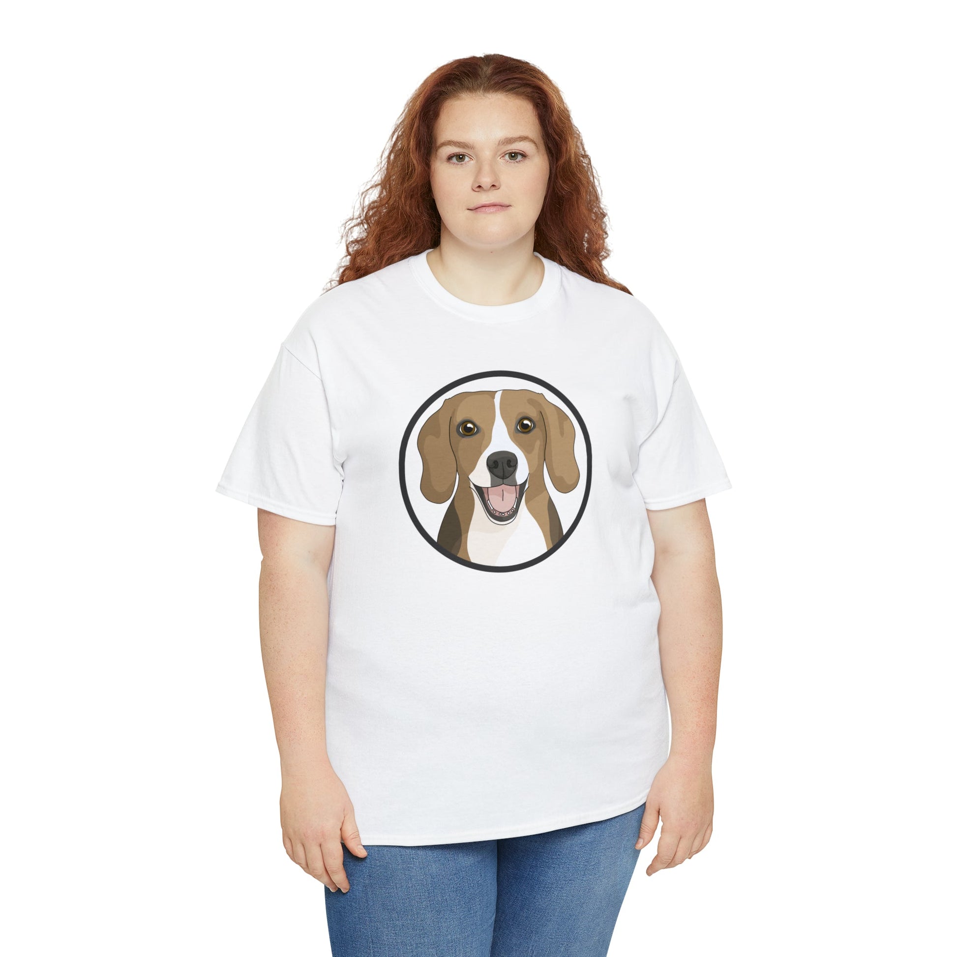 Beagle Circle | T-shirt - Detezi Designs-32293225364770012215