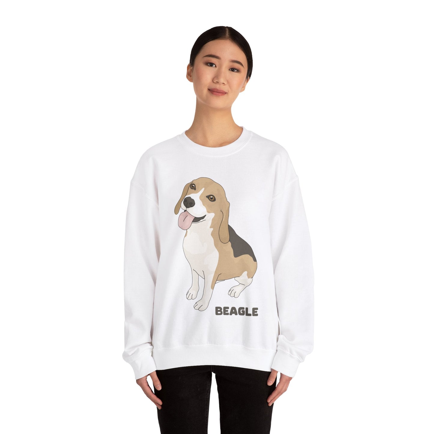 Beagle | Crewneck Sweatshirt - Detezi Designs-10870293651737396082