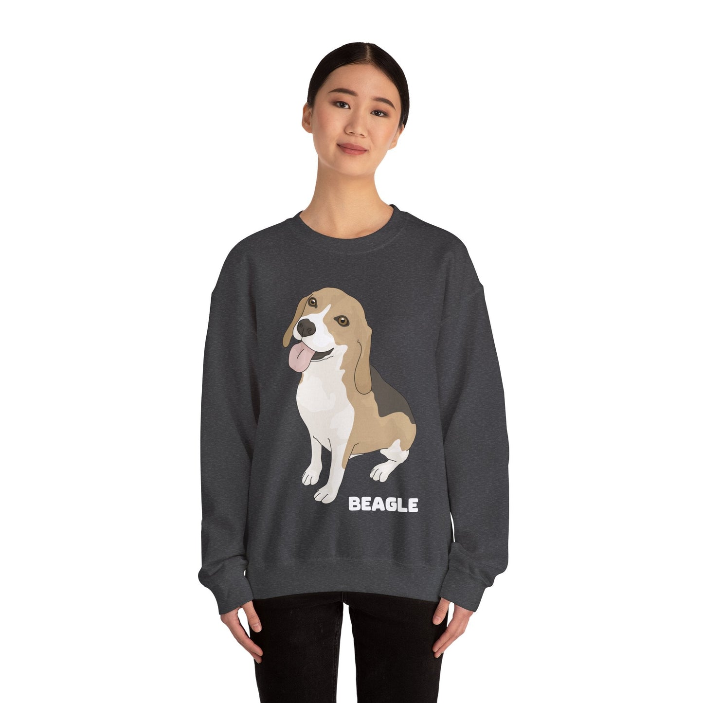 Beagle | Crewneck Sweatshirt - Detezi Designs-10870293651737396082