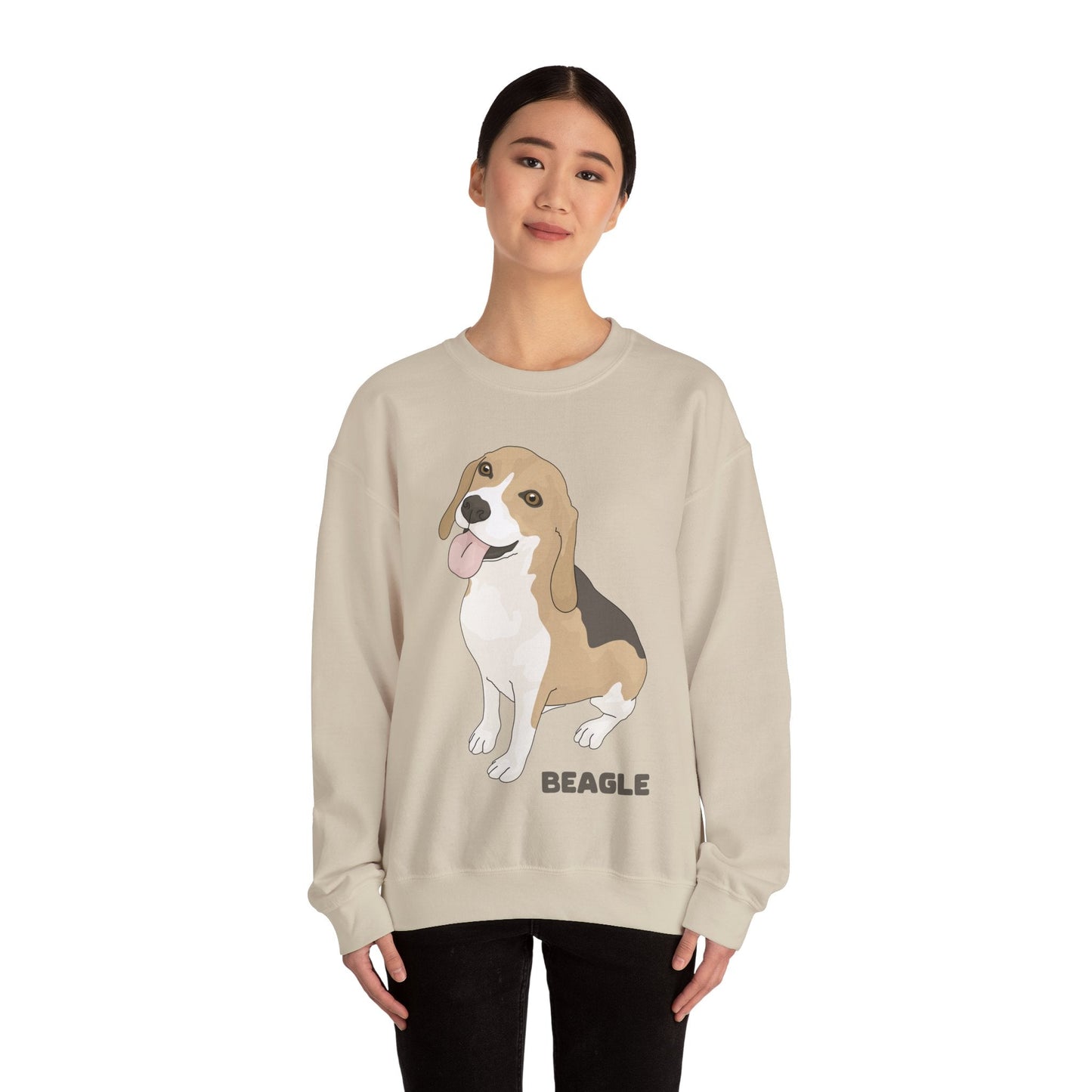 Beagle | Crewneck Sweatshirt - Detezi Designs-10870293651737396082