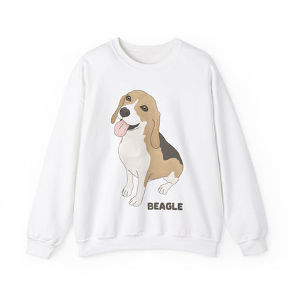 Beagle | Crewneck Sweatshirt - Detezi Designs-19001469720232982777