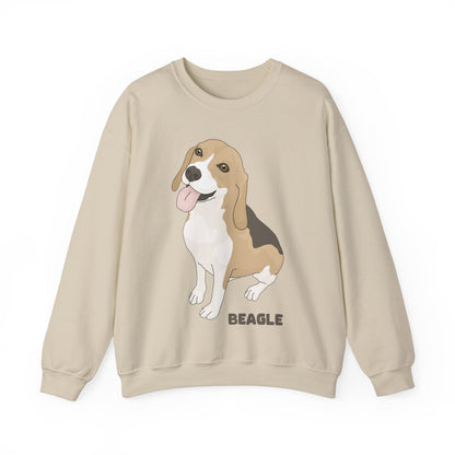 Beagle | Crewneck Sweatshirt - Detezi Designs-60968673437909248000