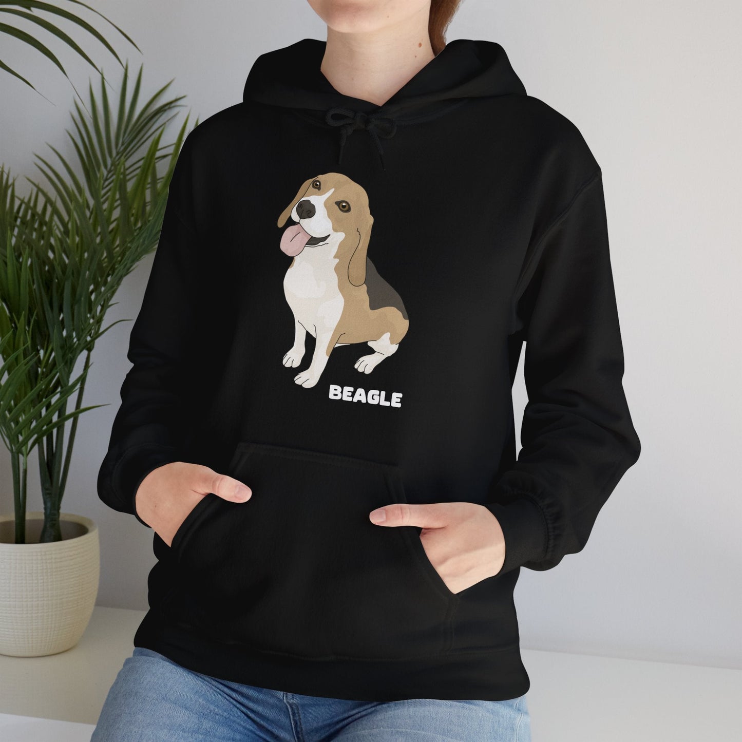 Beagle | Hooded Sweatshirt - Detezi Designs-14243420437536463820