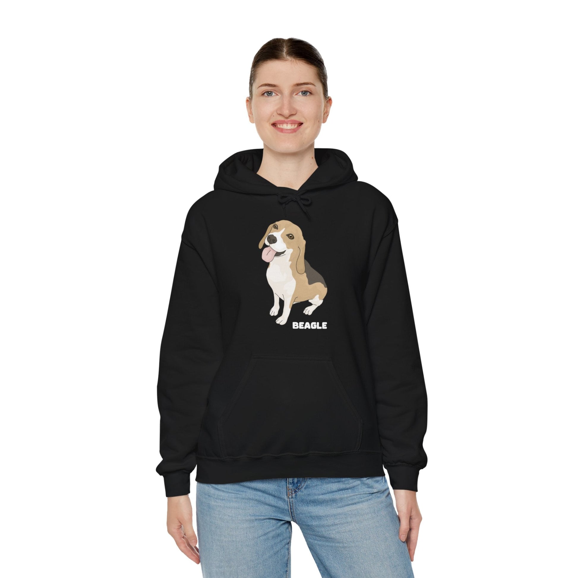 Beagle | Hooded Sweatshirt - Detezi Designs-26422381739559097702