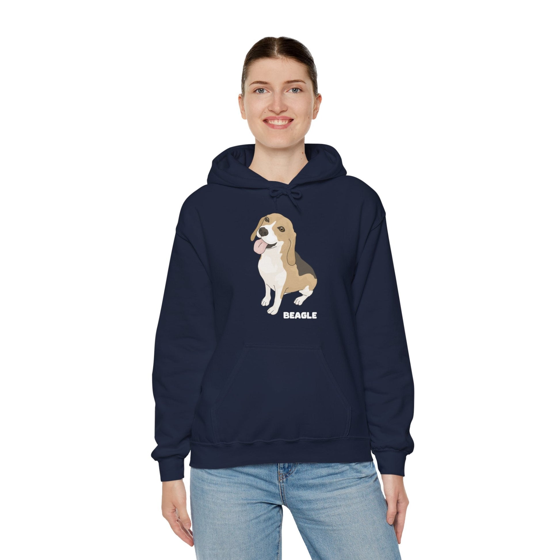 Beagle | Hooded Sweatshirt - Detezi Designs-26422381739559097702