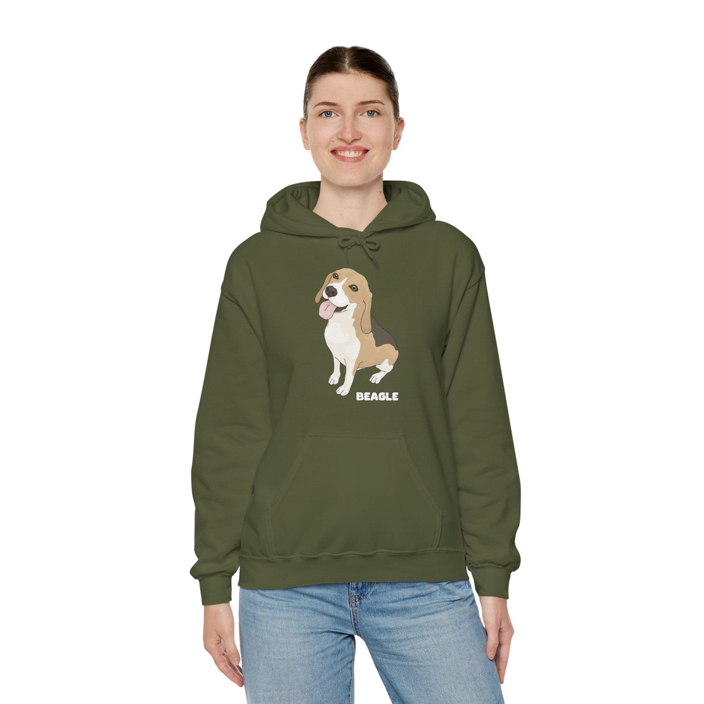 Beagle | Hooded Sweatshirt - Detezi Designs-26422381739559097702