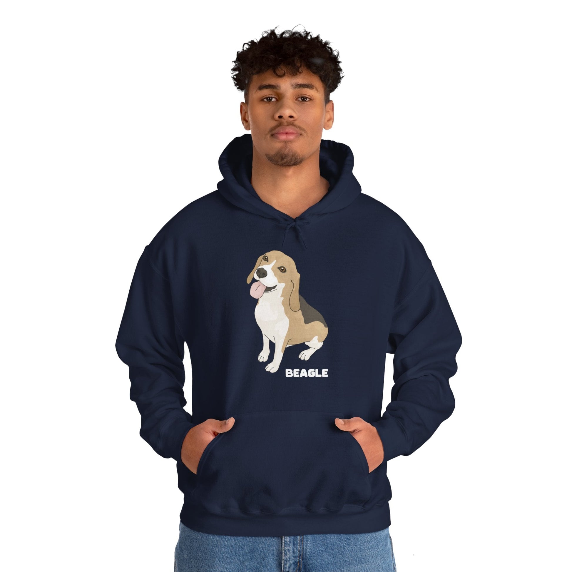 Beagle | Hooded Sweatshirt - Detezi Designs-26422381739559097702