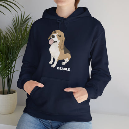 Beagle | Hooded Sweatshirt - Detezi Designs-93125678171456256167